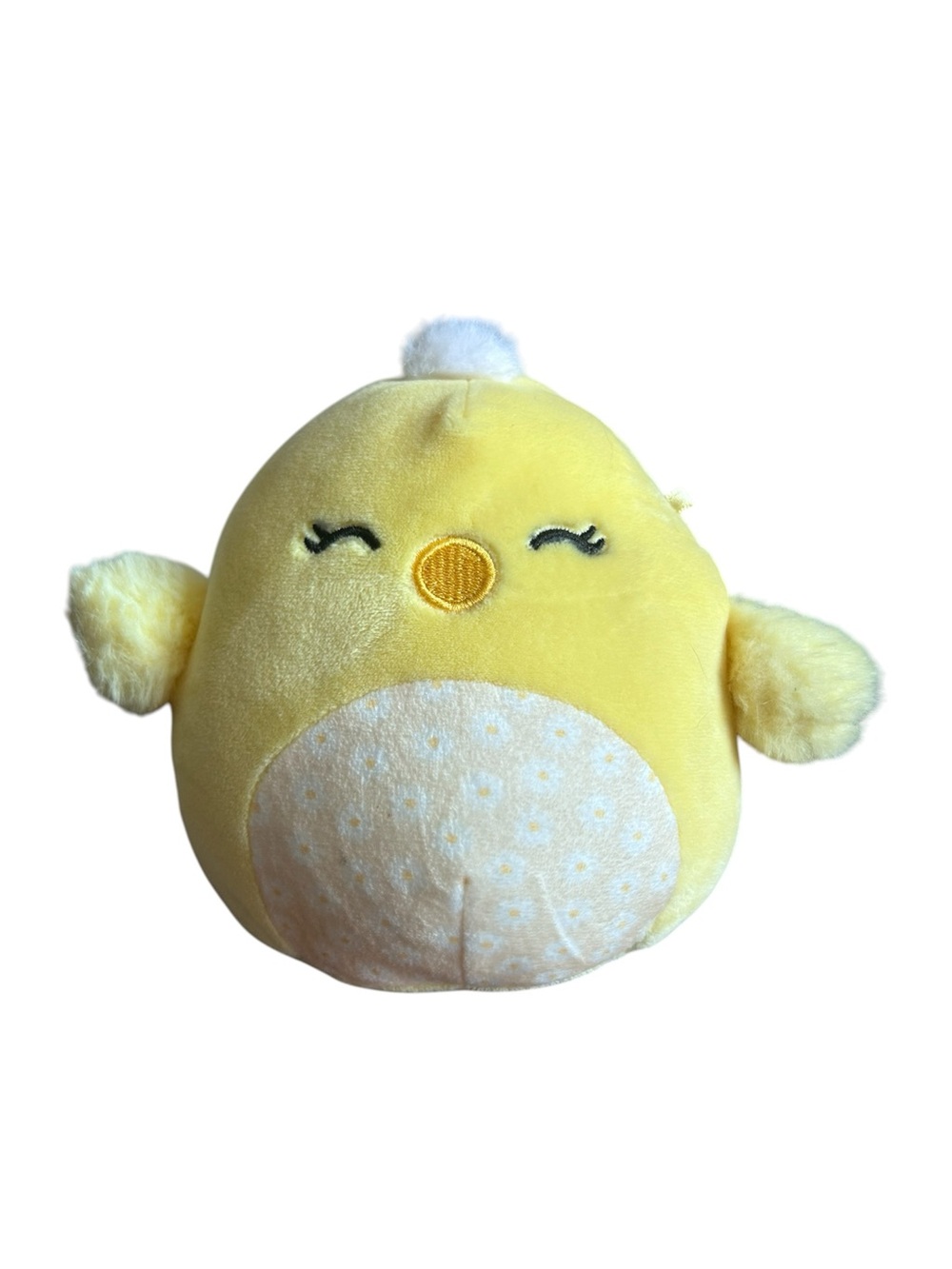 Squishmallows 5" Aimee Chick Flower Floral PLUSH Yellow Easter Chicken